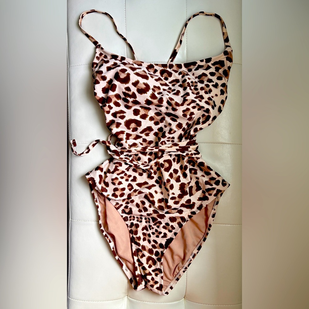 Kona Sol Leopard Print Swimsuit